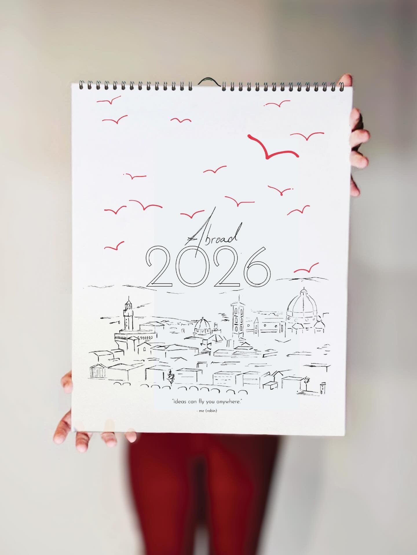 pre-order 2026 abroad calendar