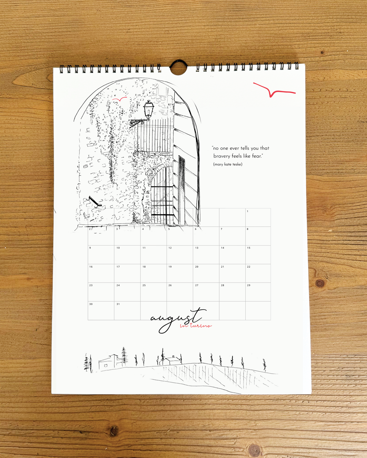 pre-order 2026 abroad calendar