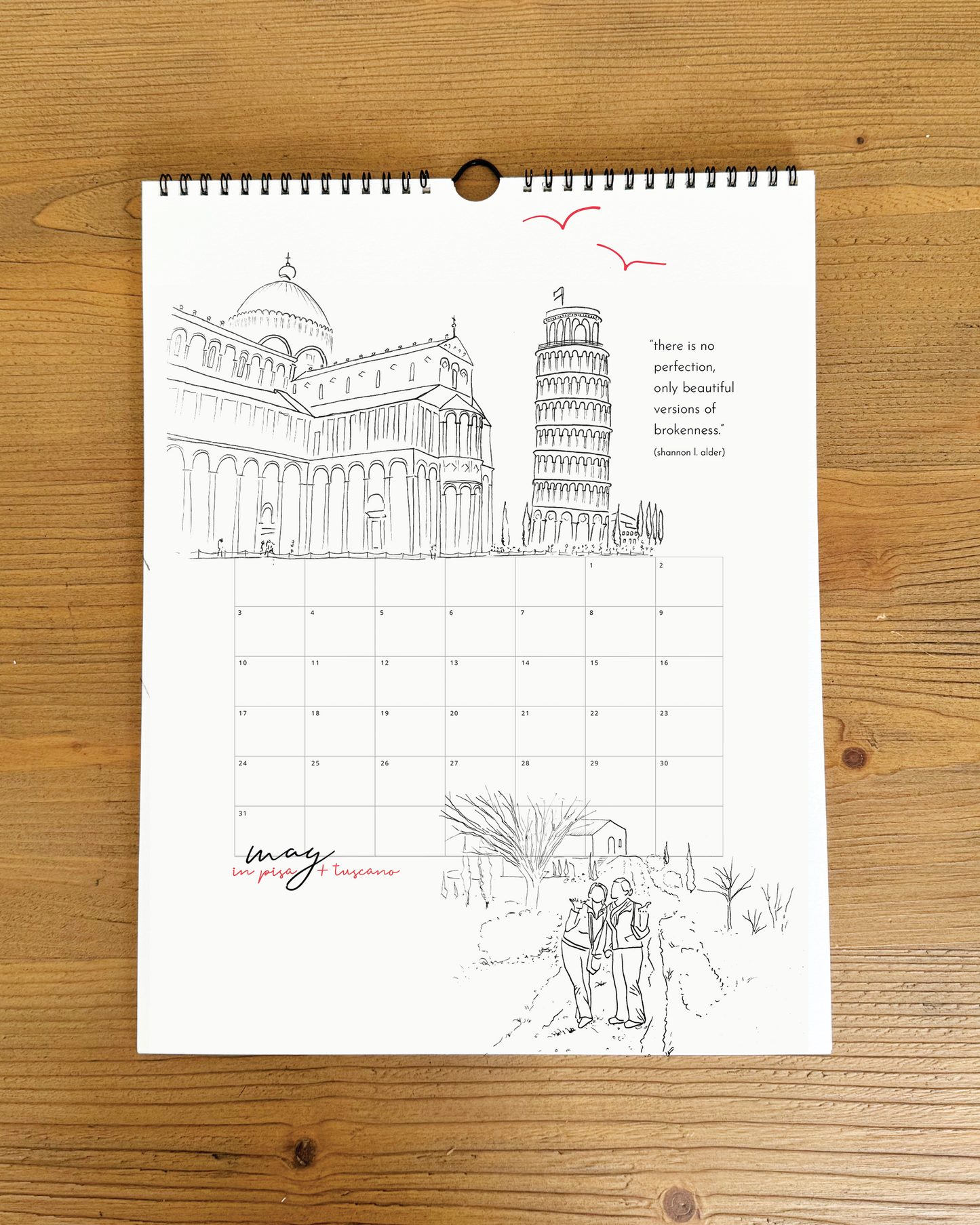 pre-order 2026 abroad calendar